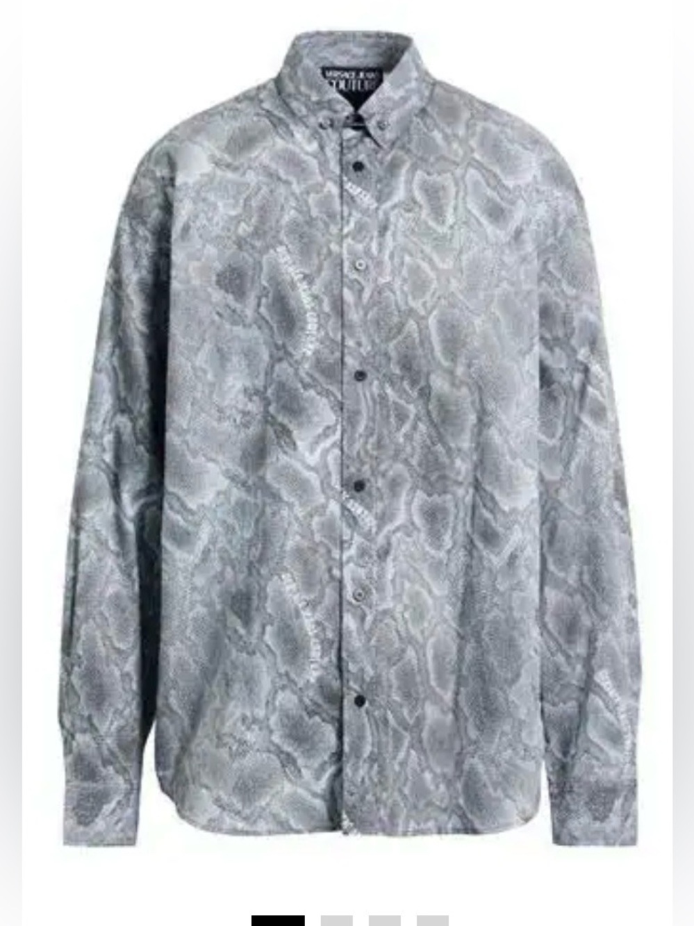 Versace Jeans Couture snake skin shirt